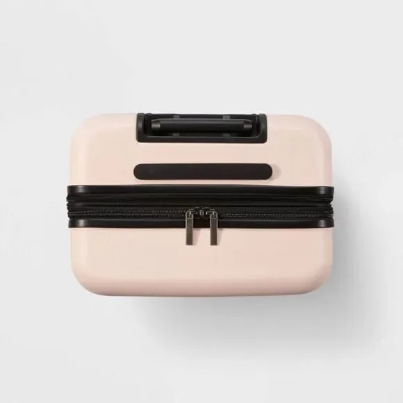 Open Story - Hardside Medium Checked Suitcase Pink - Open Story Pink - Picture 4 of 4